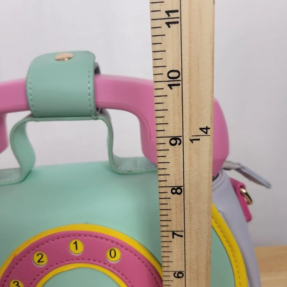 Bewaltz Ring Ring Phone Convertible Handbag Cotton Candy Mint Retro  Telephone